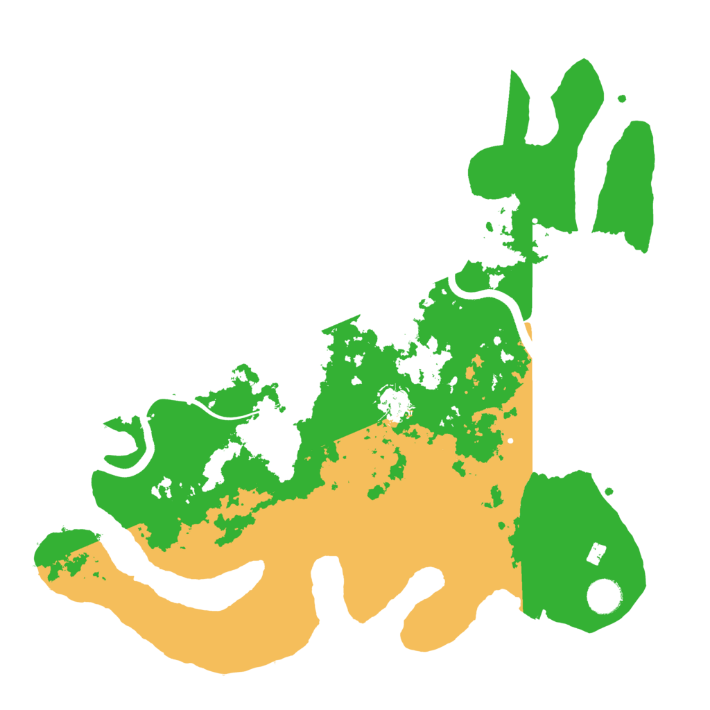 Biome Rust Map: Procedural Map, Size: 3600, Seed: 22008