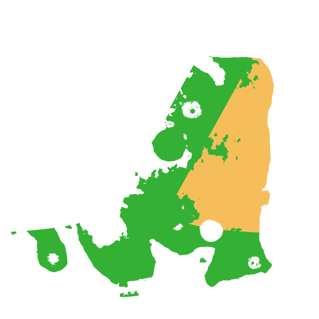 Biome Rust Map: Procedural Map, Size: 2600, Seed: 8140