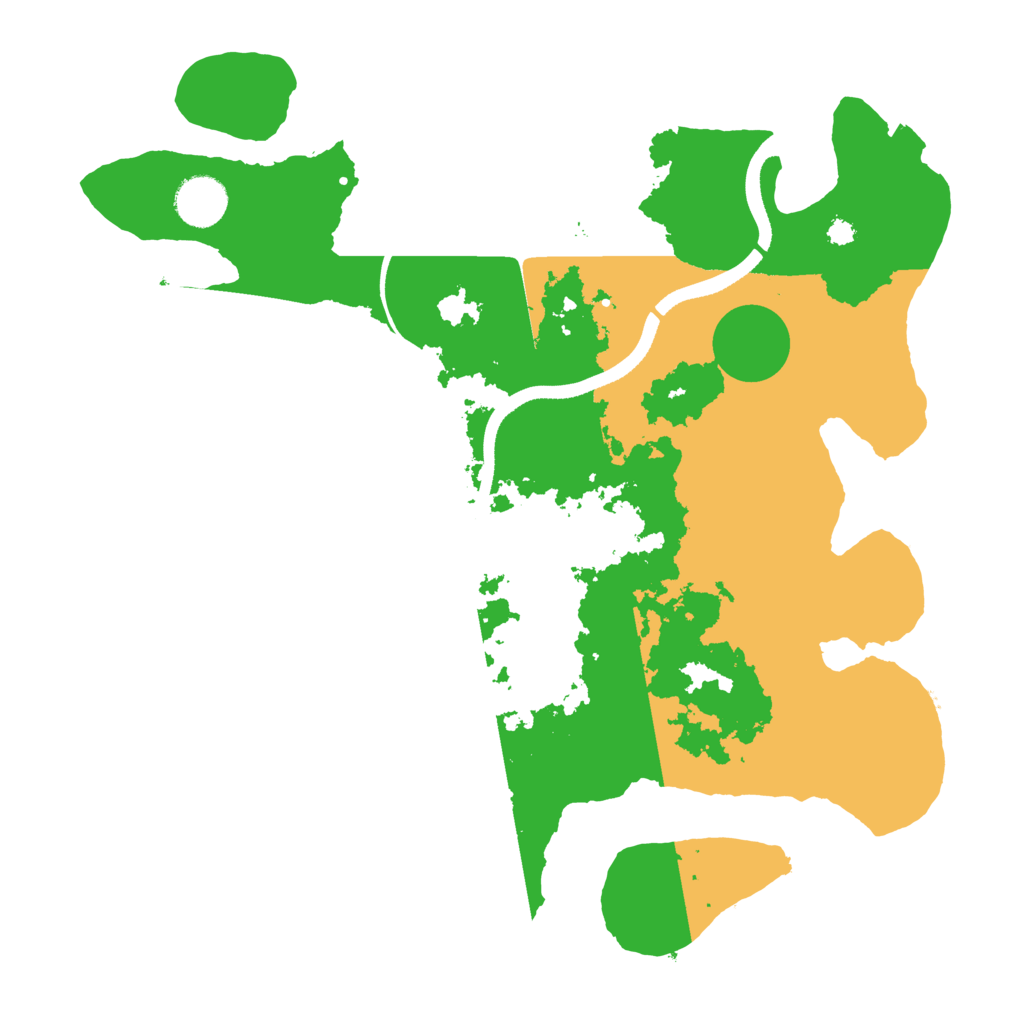 Biome Rust Map: Procedural Map, Size: 3500, Seed: 475032036