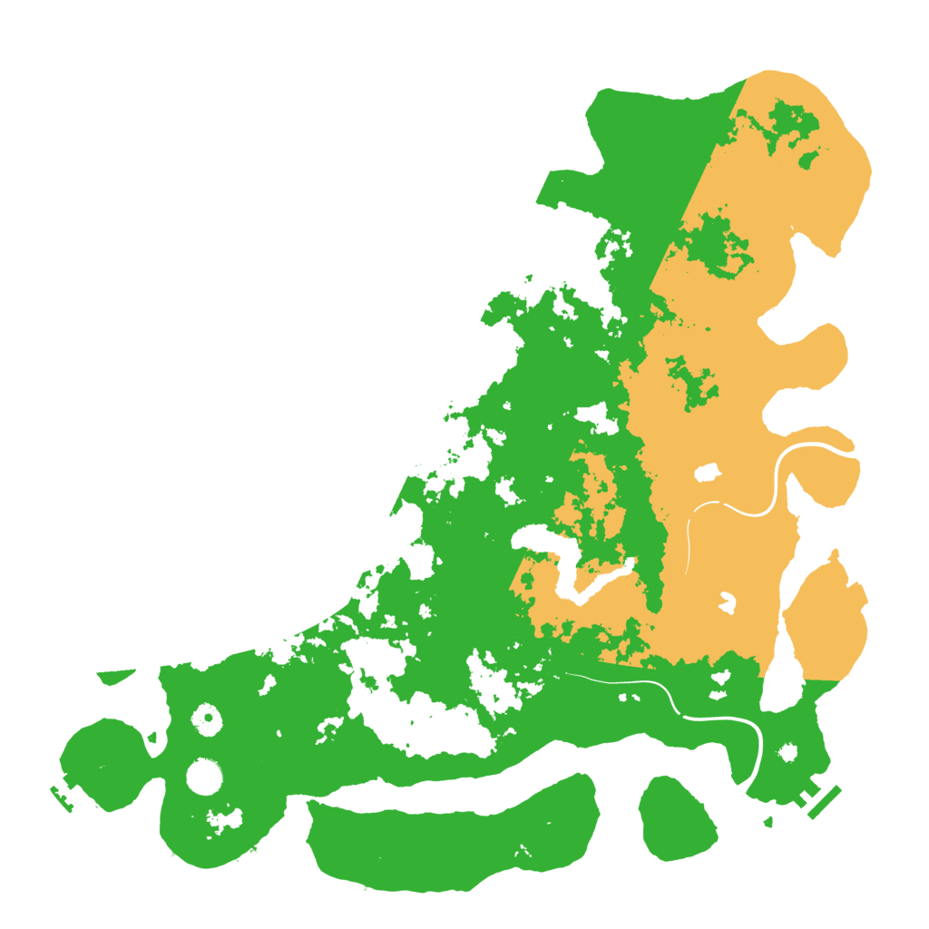 Biome Rust Map: Procedural Map, Size: 4500, Seed: 56879354