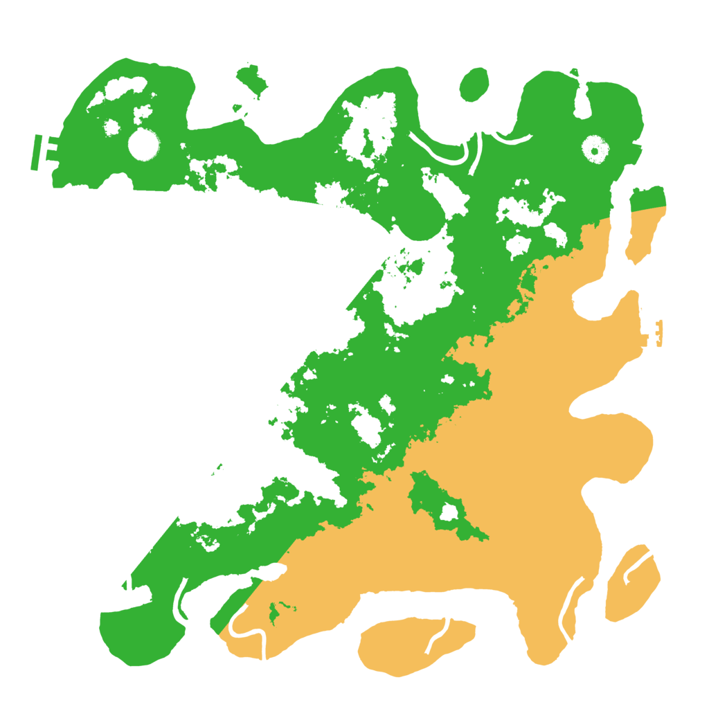 Biome Rust Map: Procedural Map, Size: 4000, Seed: 543200