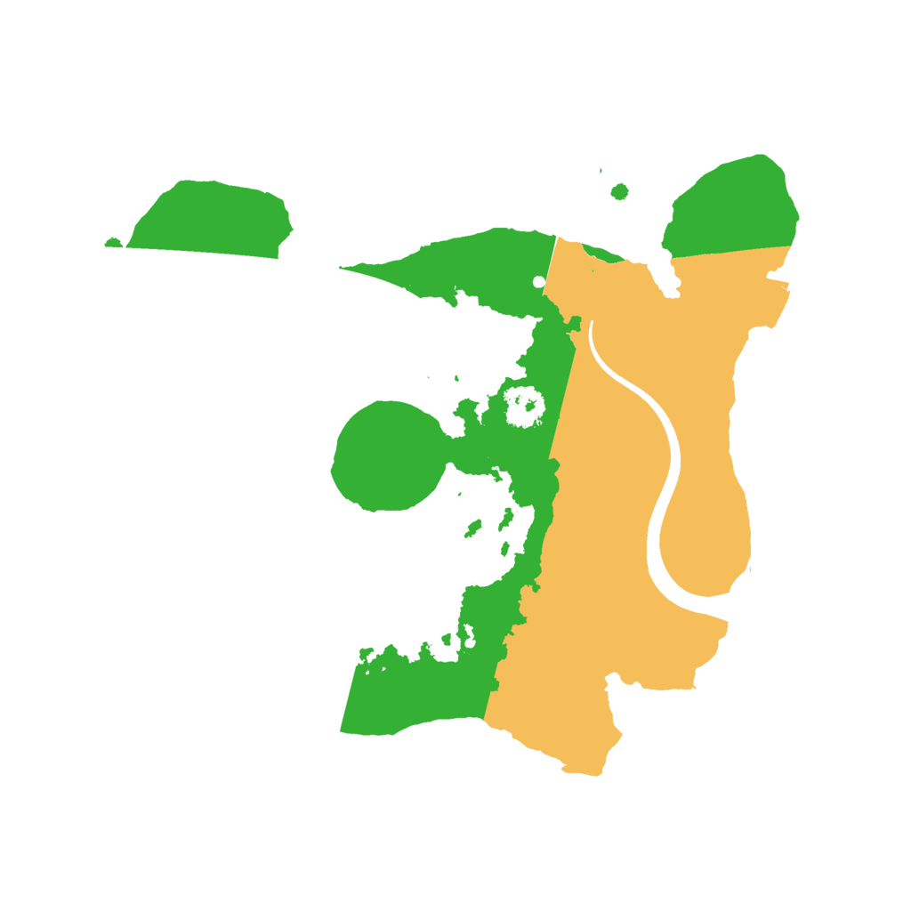 Biome Rust Map: Procedural Map, Size: 2200, Seed: 1310152344