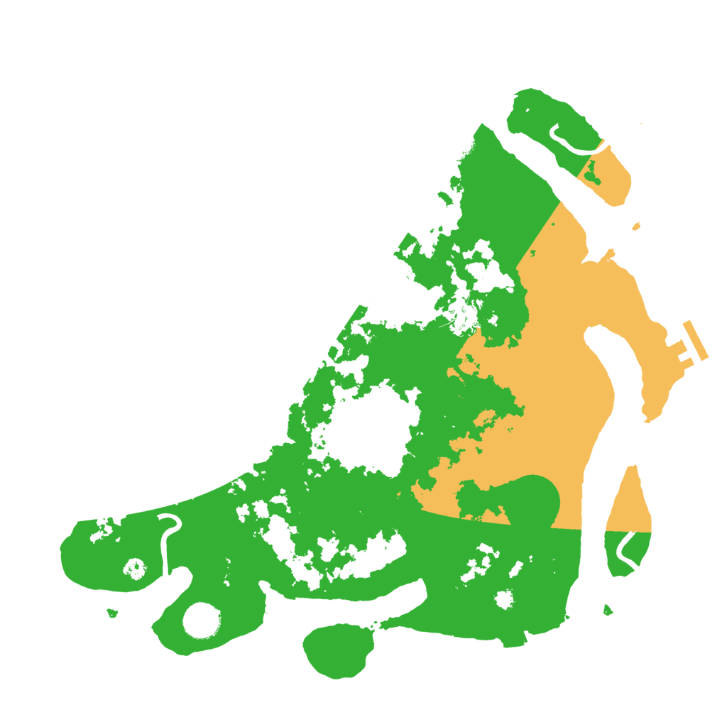 Biome Rust Map: Procedural Map, Size: 3500, Seed: 1616501440