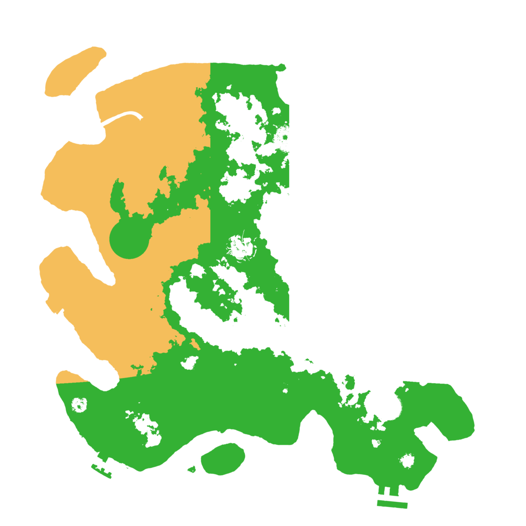 Biome Rust Map: Procedural Map, Size: 3500, Seed: 487697506