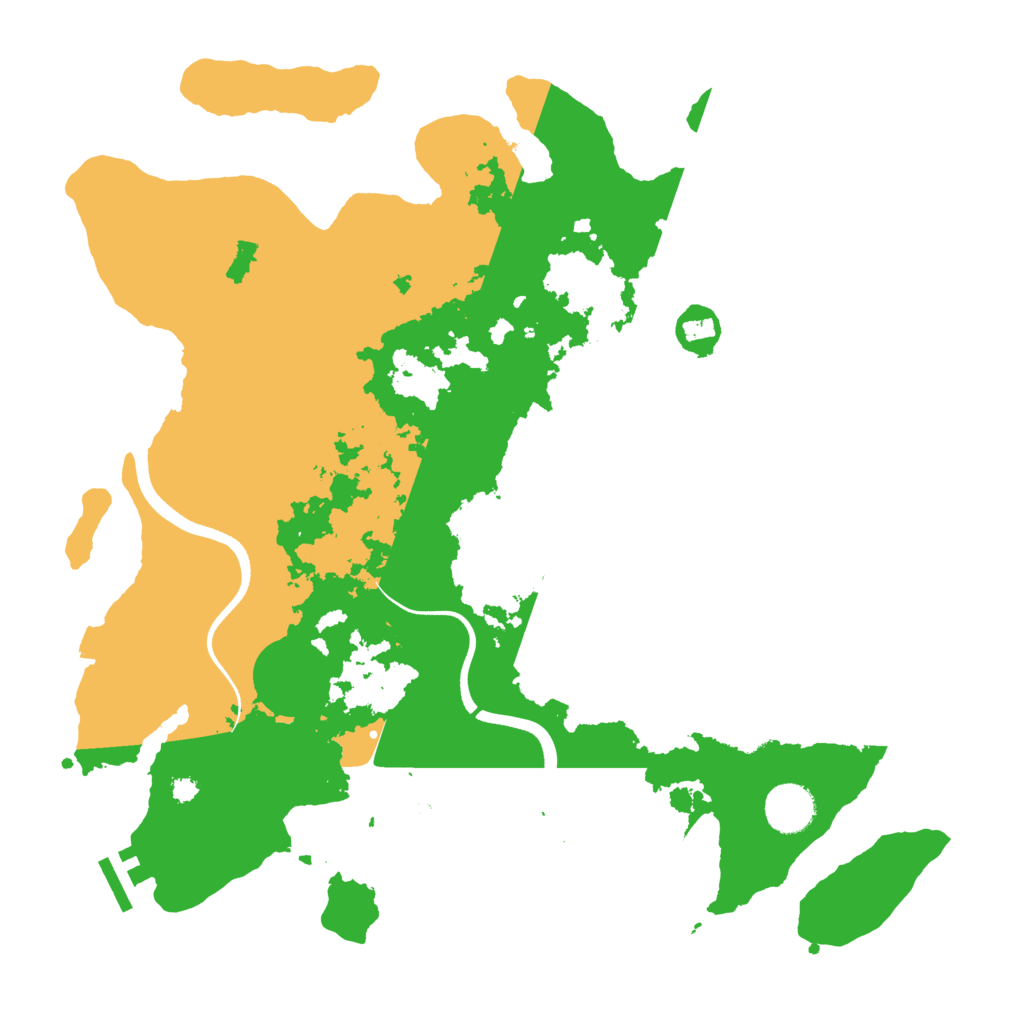 Biome Rust Map: Procedural Map, Size: 3650, Seed: 8331309