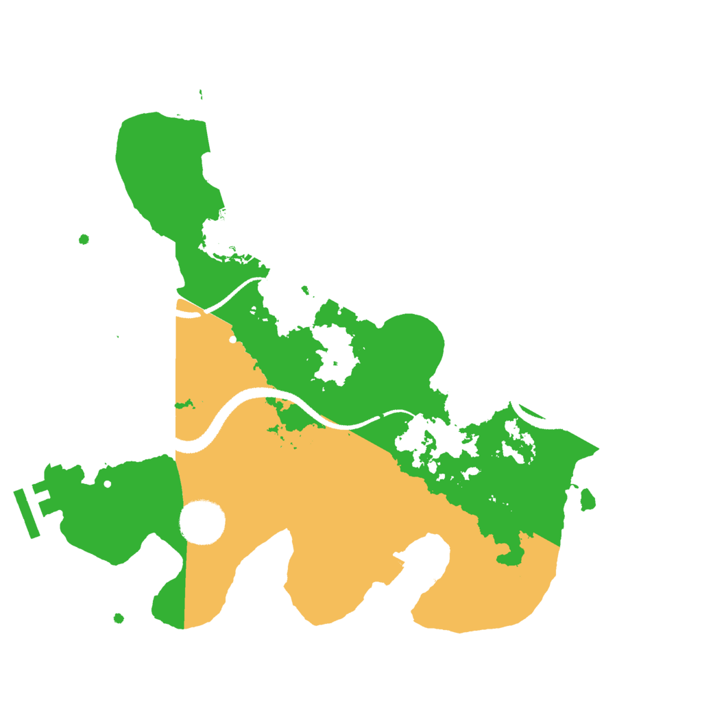 Biome Rust Map: Procedural Map, Size: 2800, Seed: 12131213