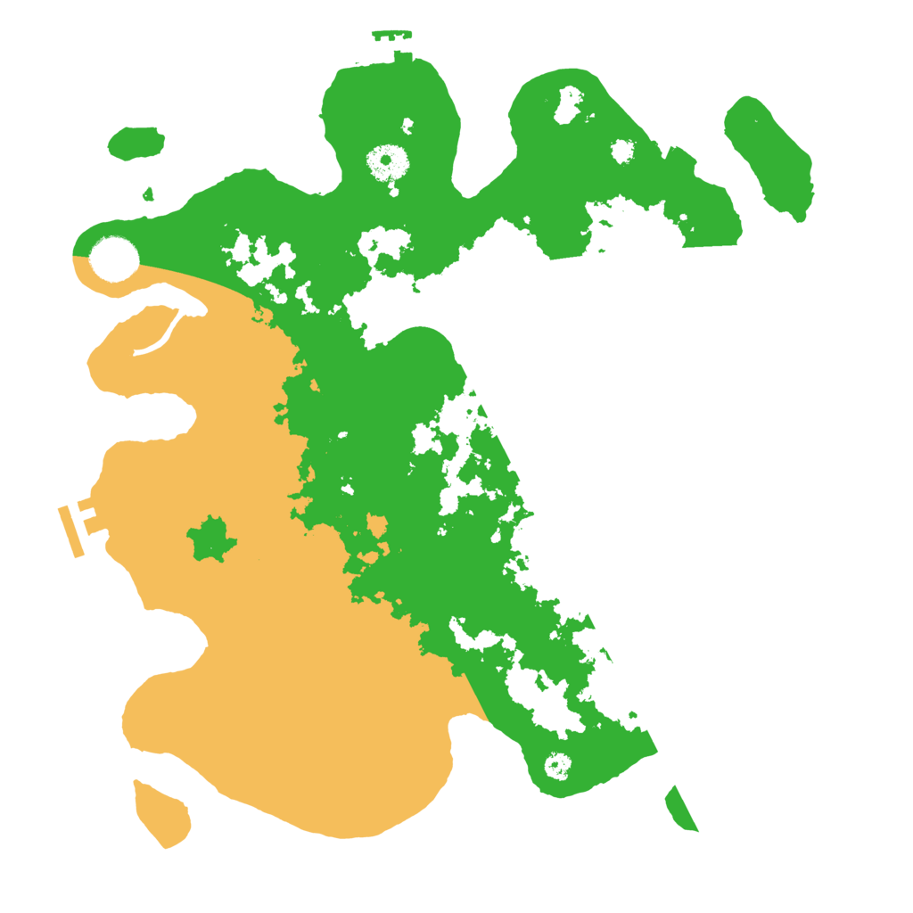 Biome Rust Map: Procedural Map, Size: 3500, Seed: 281450433