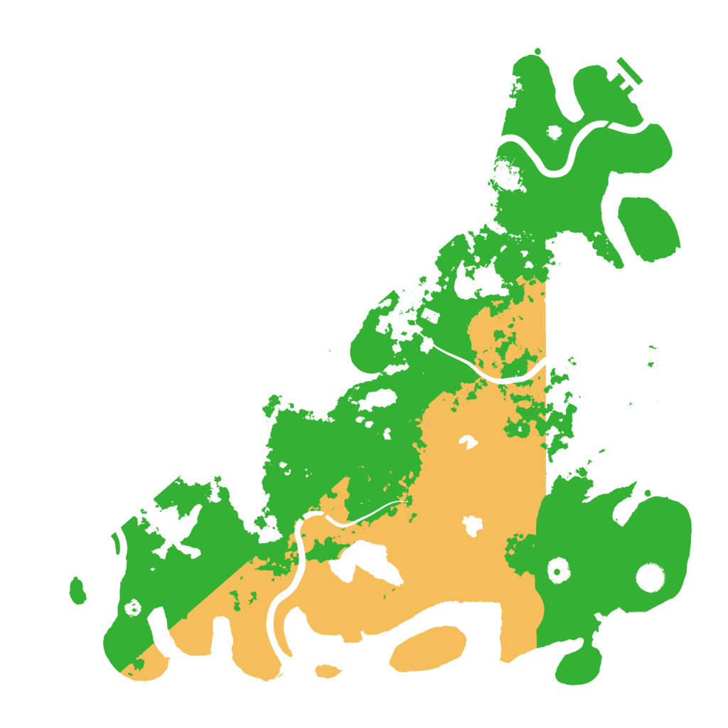 Biome Rust Map: Procedural Map, Size: 4500, Seed: 9844010