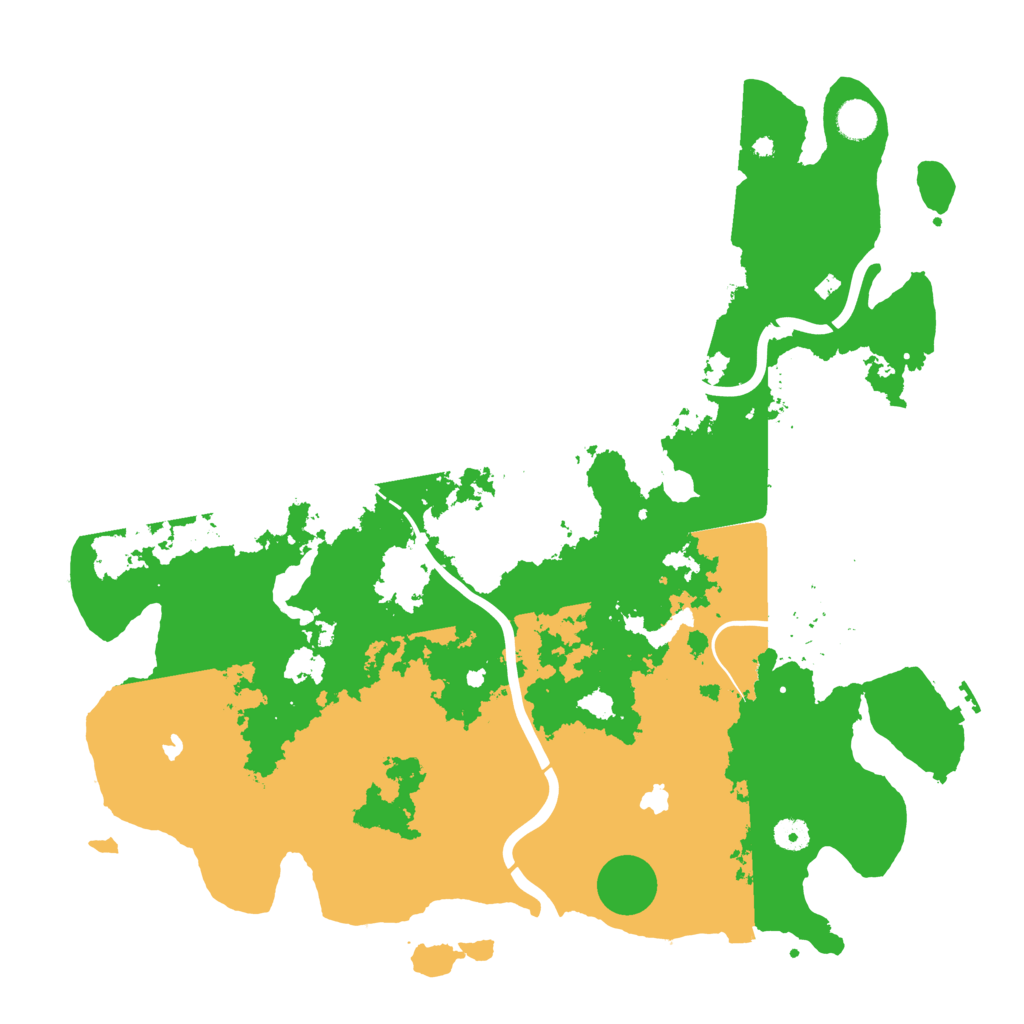Biome Rust Map: Procedural Map, Size: 4500, Seed: 598943272