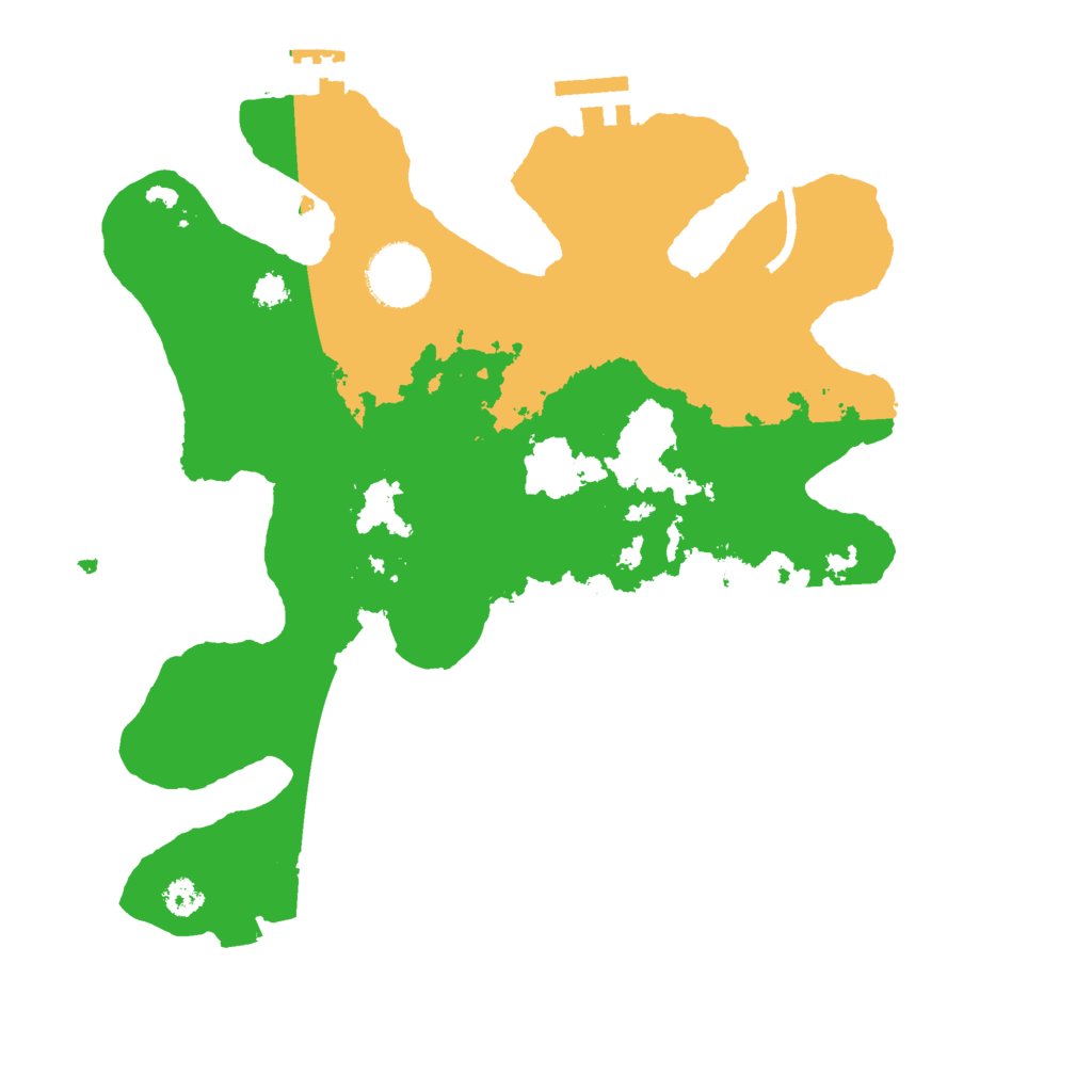 Biome Rust Map: Procedural Map, Size: 3000, Seed: 91732
