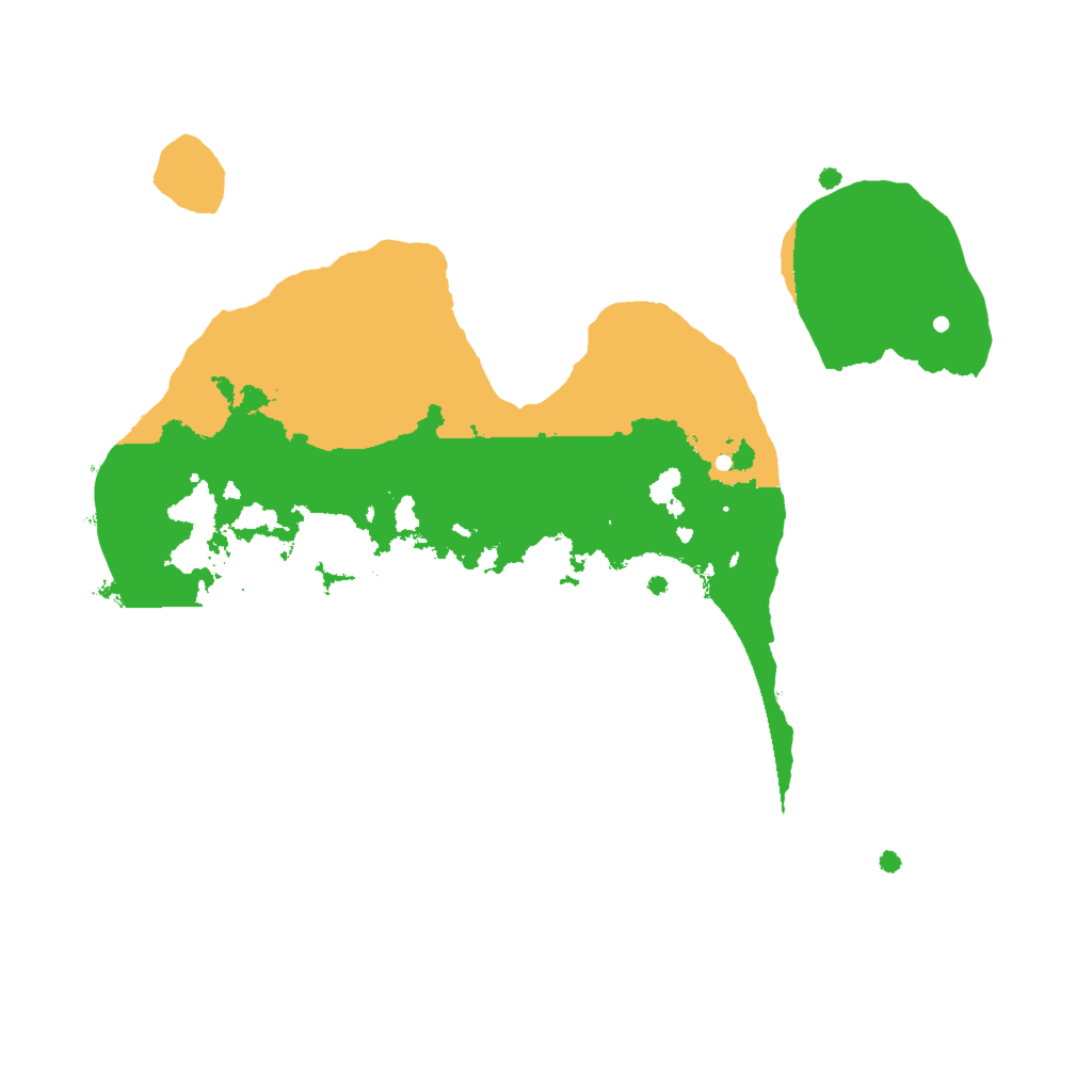 Biome Rust Map: Procedural Map, Size: 2000, Seed: 832621507