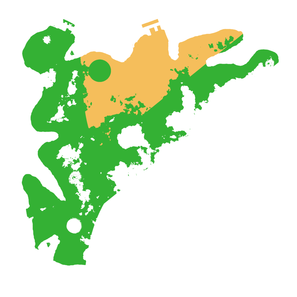 Biome Rust Map: Procedural Map, Size: 3500, Seed: 1784311385