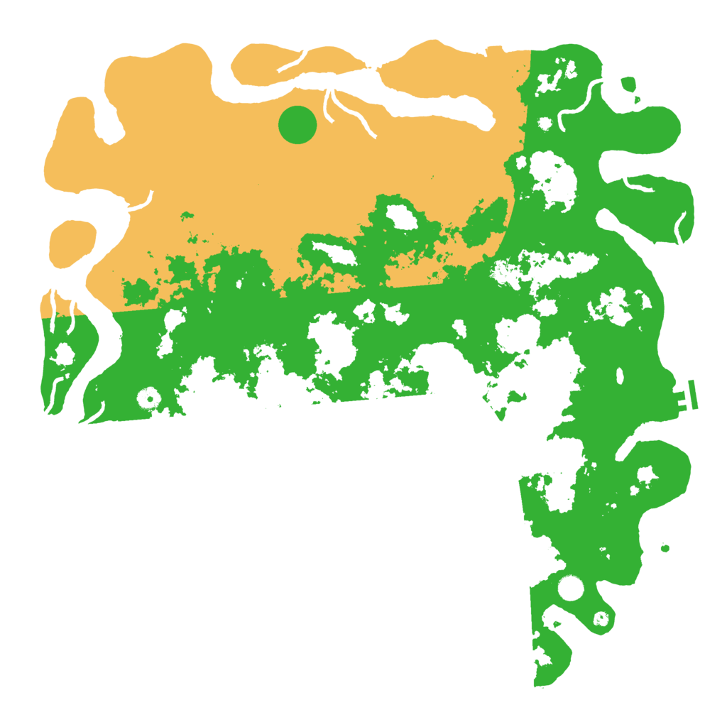 Biome Rust Map: Procedural Map, Size: 5000, Seed: 54543649