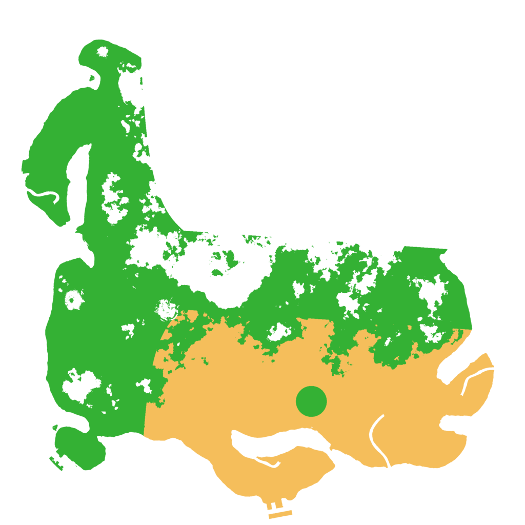 Biome Rust Map: Procedural Map, Size: 4500, Seed: 34567456