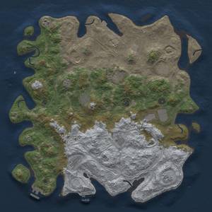 Thumbnail Rust Map: Procedural Map, Size: 4500, Seed: 621570864, 19 Monuments