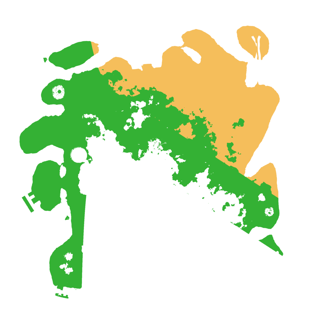 Biome Rust Map: Procedural Map, Size: 3500, Seed: 119390396