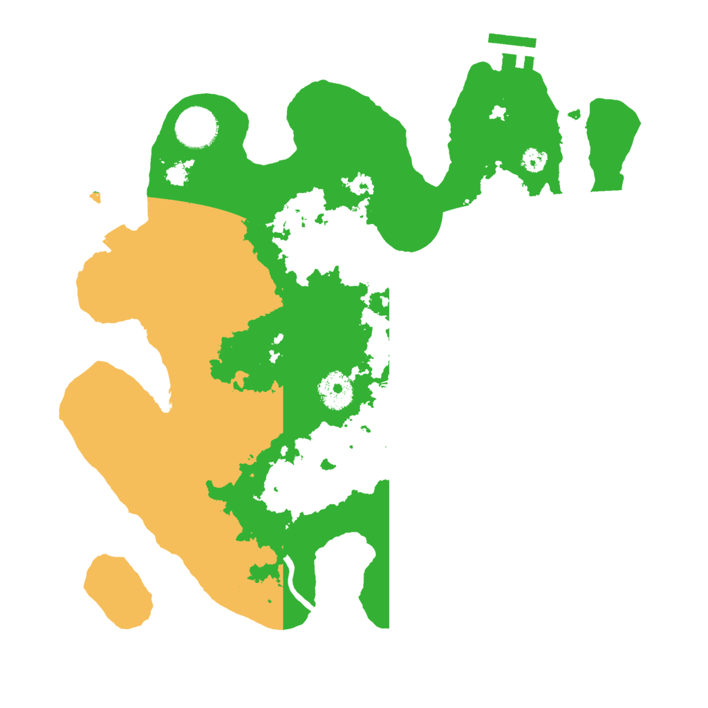 Biome Rust Map: Procedural Map, Size: 3000, Seed: 28942952