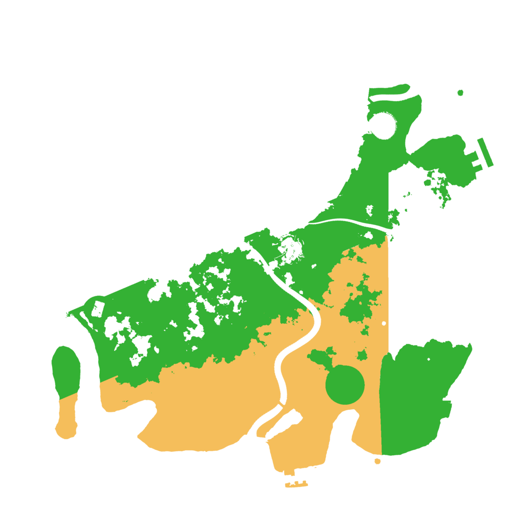 Biome Rust Map: Procedural Map, Size: 3500, Seed: 1446139816