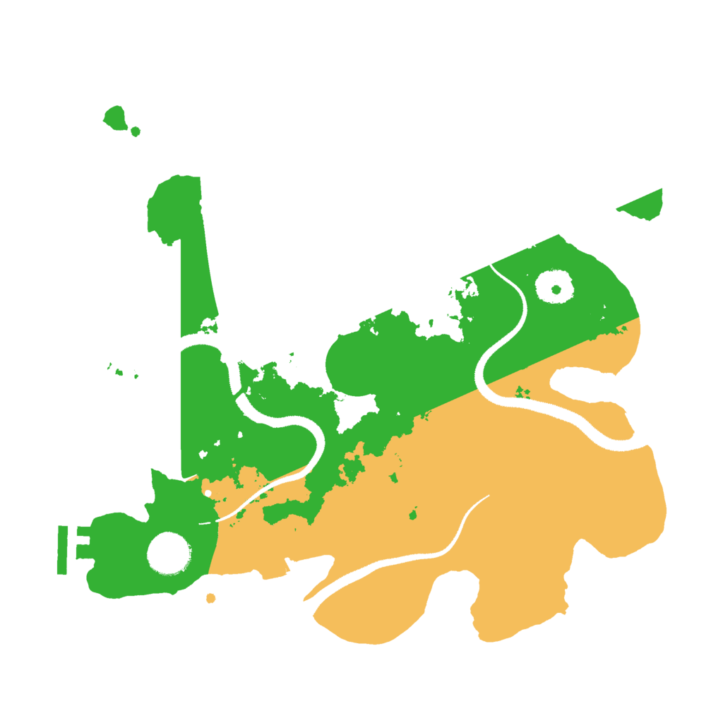 Biome Rust Map: Procedural Map, Size: 3000, Seed: 1406392