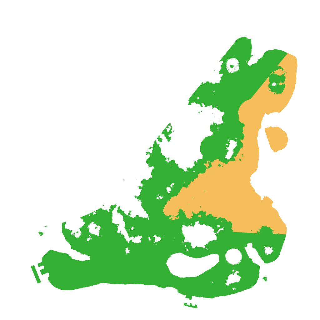 Biome Rust Map: Procedural Map, Size: 3500, Seed: 528012125