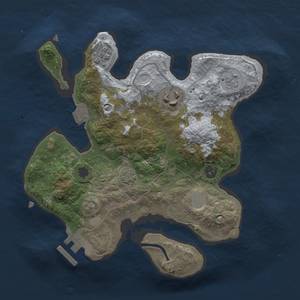 Thumbnail Rust Map: Procedural Map, Size: 2400, Seed: 2082700074, 8 Monuments