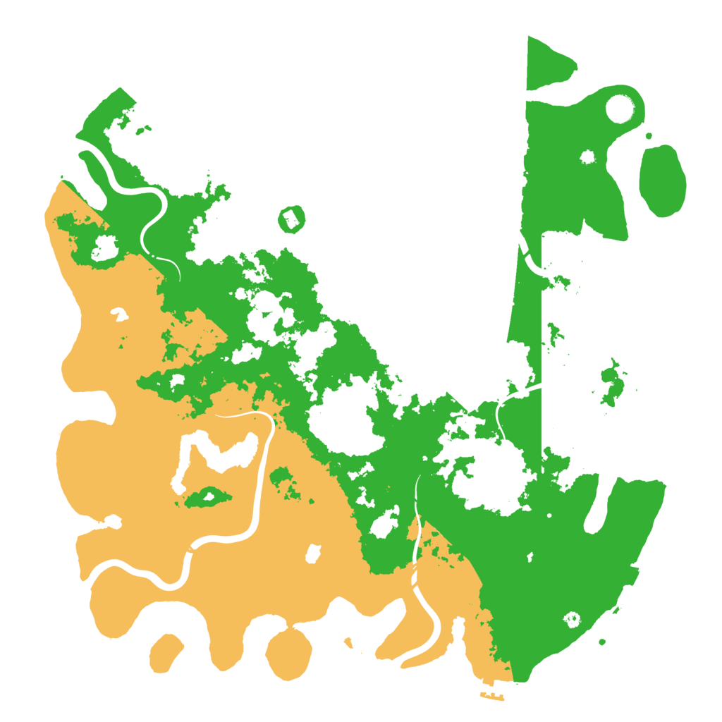 Biome Rust Map: Procedural Map, Size: 4500, Seed: 50070