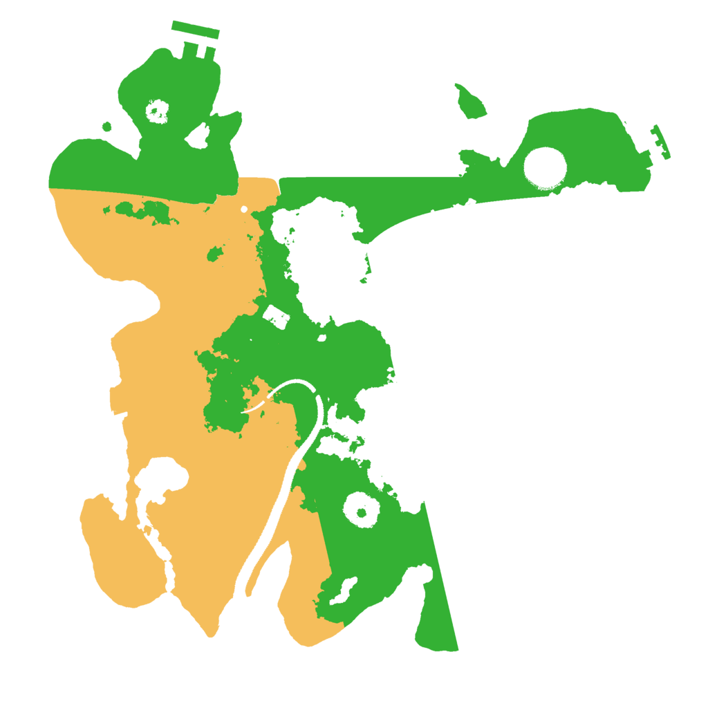 Biome Rust Map: Procedural Map, Size: 3000, Seed: 875110824