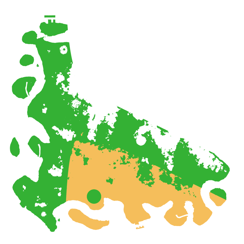 Biome Rust Map: Procedural Map, Size: 4500, Seed: 251676342