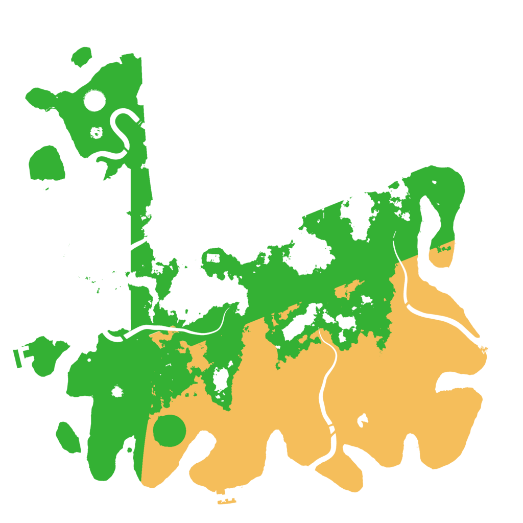 Biome Rust Map: Procedural Map, Size: 4300, Seed: 319202655