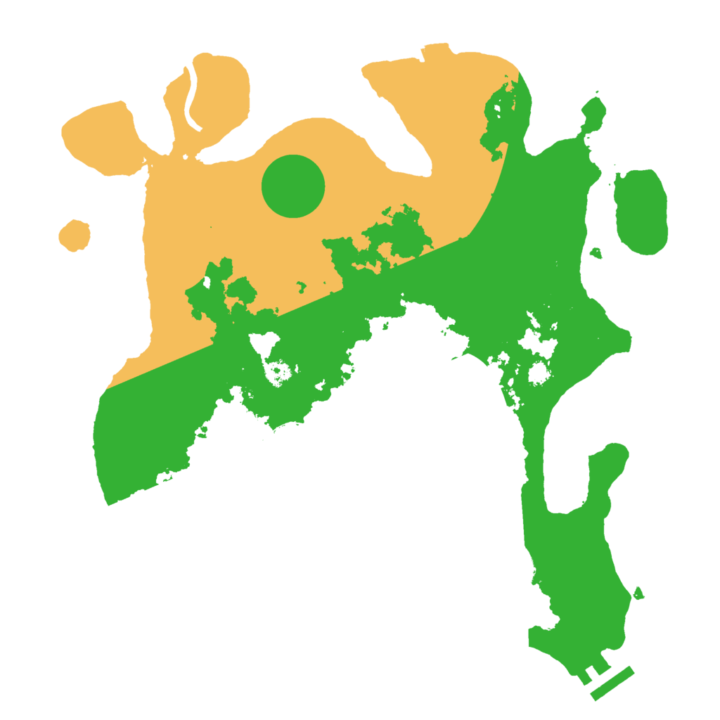 Biome Rust Map: Procedural Map, Size: 3000, Seed: 1890607194