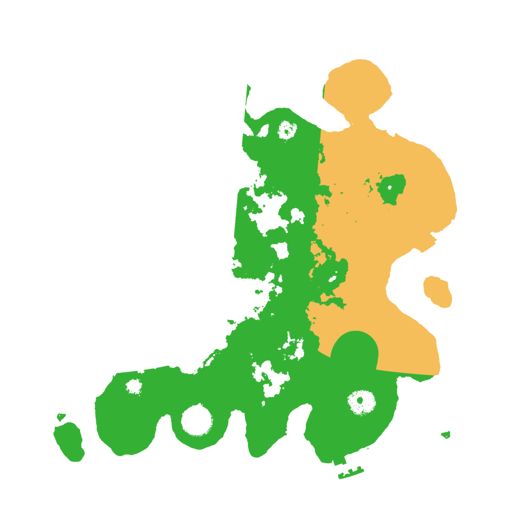 Biome Rust Map: Procedural Map, Size: 3000, Seed: 139976752