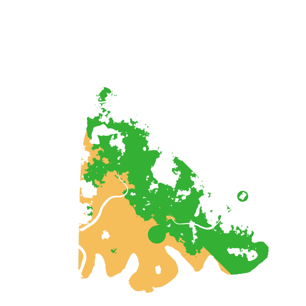 Biome Rust Map: Procedural Map, Size: 4500, Seed: 1276227397