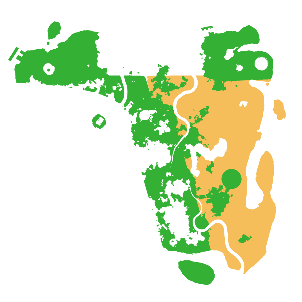 Biome Rust Map: Procedural Map, Size: 4000, Seed: 149754525