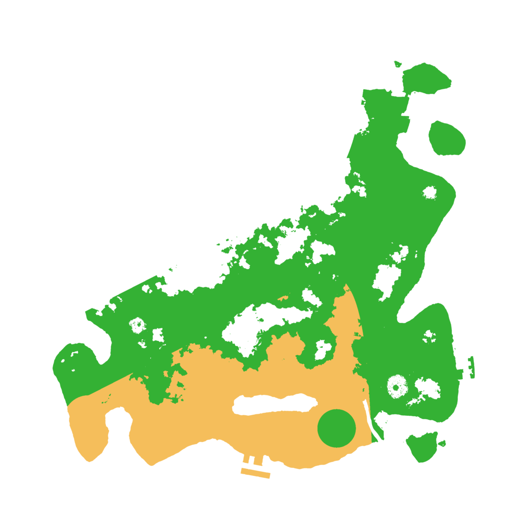 Biome Rust Map: Procedural Map, Size: 3500, Seed: 833838504