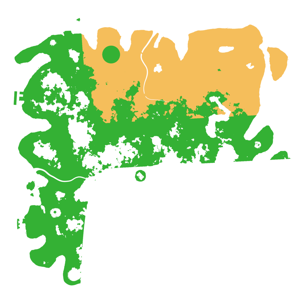 Biome Rust Map: Procedural Map, Size: 4500, Seed: 958429871