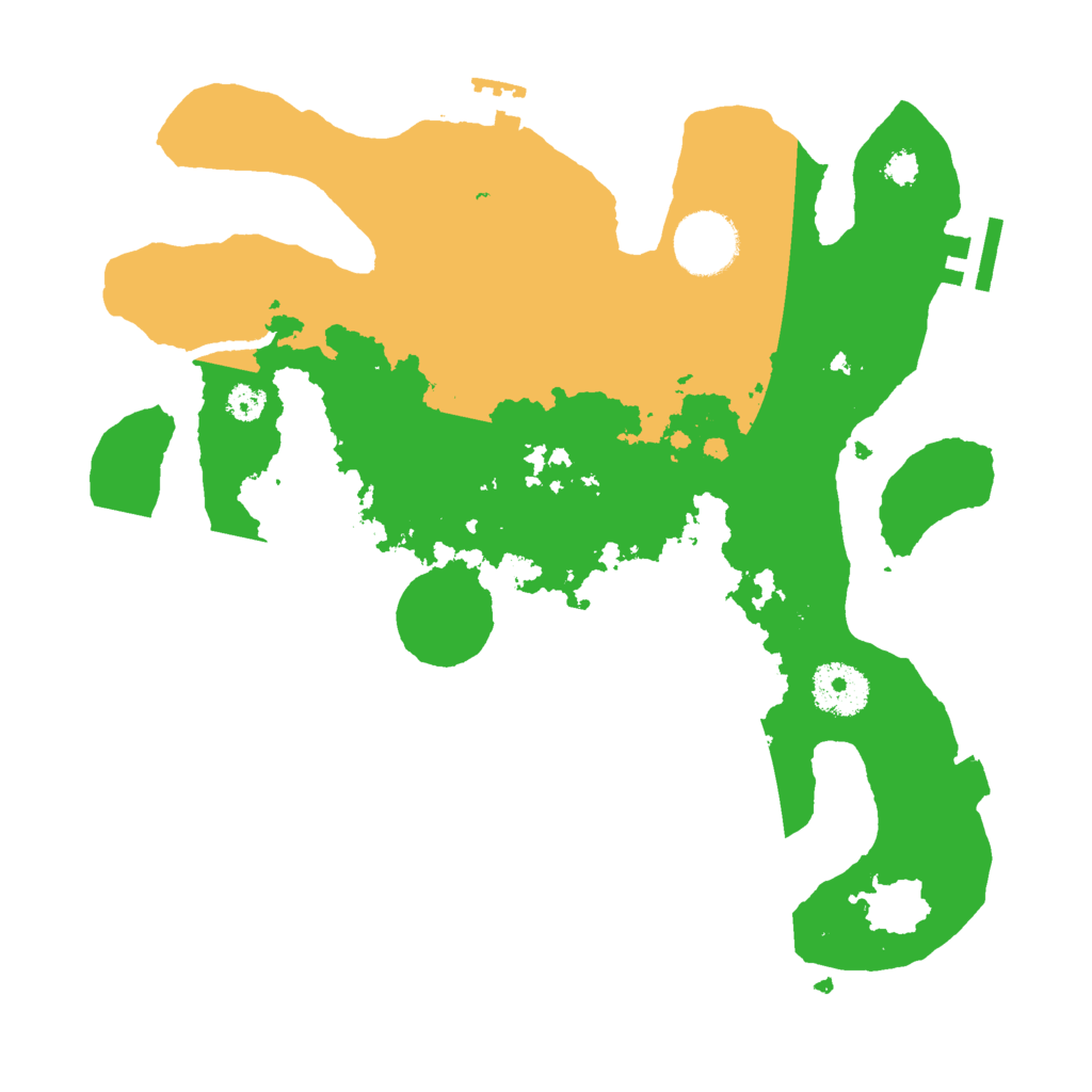 Biome Rust Map: Procedural Map, Size: 3000, Seed: 1096466656