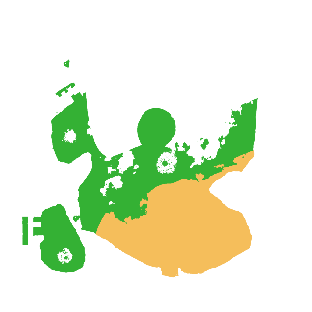 Biome Rust Map: Procedural Map, Size: 2222, Seed: 5