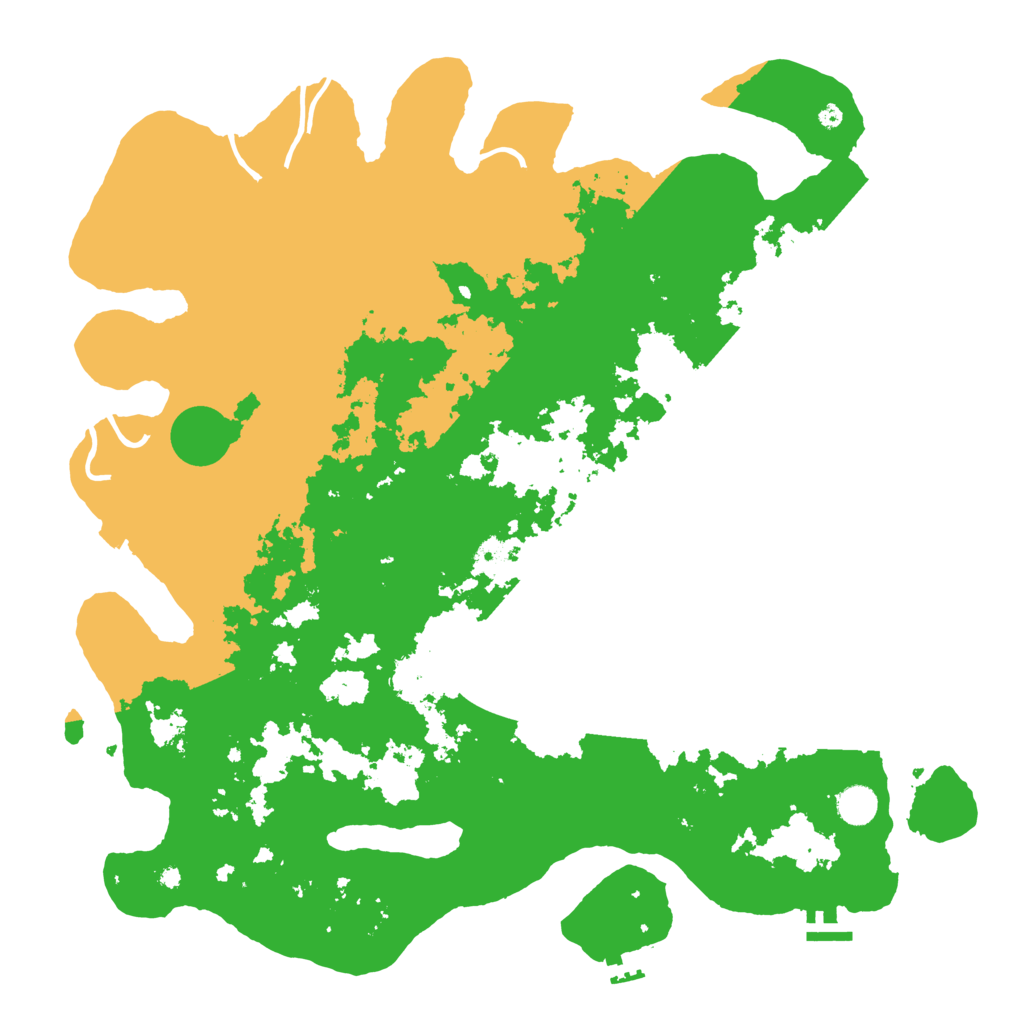 Biome Rust Map: Procedural Map, Size: 4500, Seed: 4567455