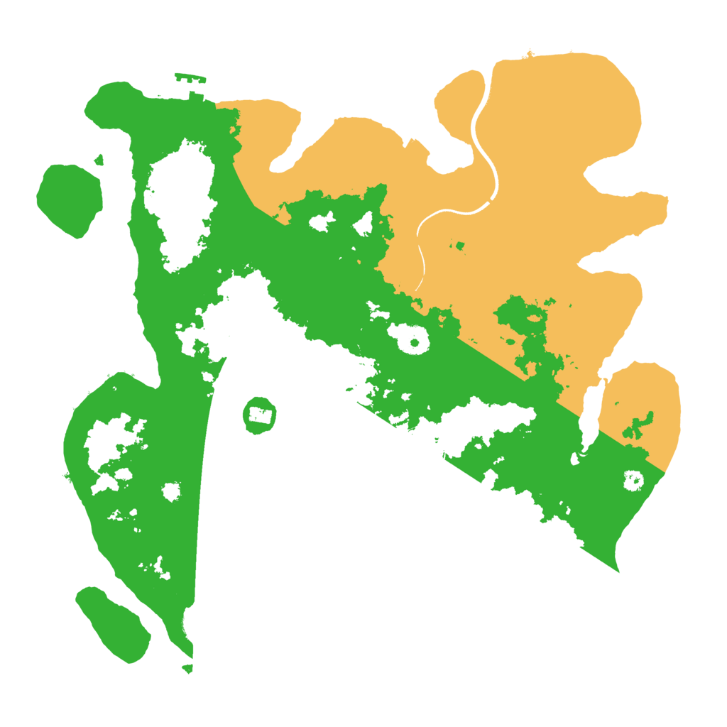 Biome Rust Map: Procedural Map, Size: 3500, Seed: 1392022334