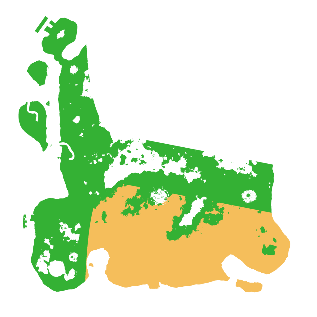 Biome Rust Map: Procedural Map, Size: 3500, Seed: 1926194677