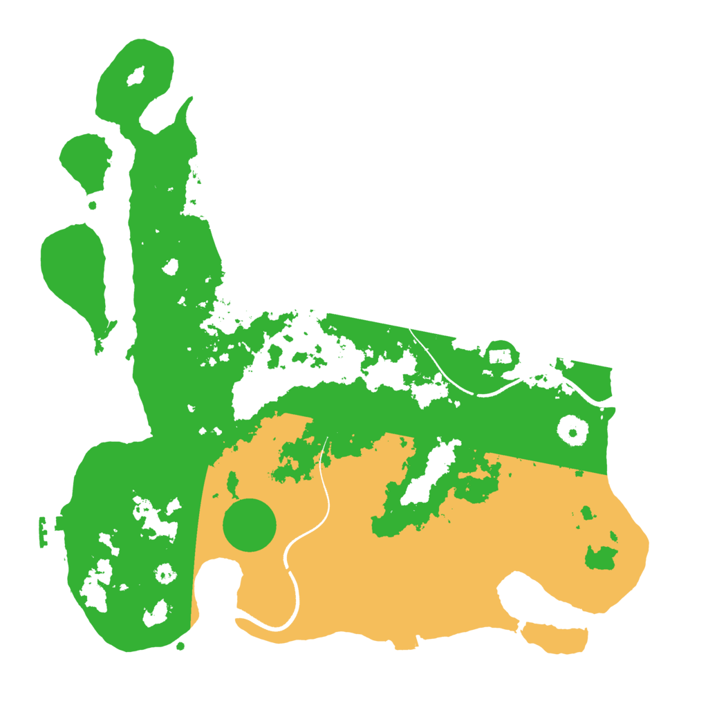 Biome Rust Map: Procedural Map, Size: 3500, Seed: 1926194677