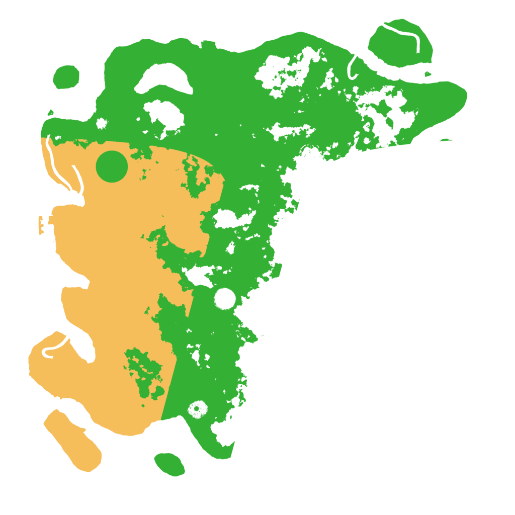 Biome Rust Map: Procedural Map, Size: 4250, Seed: 815367904