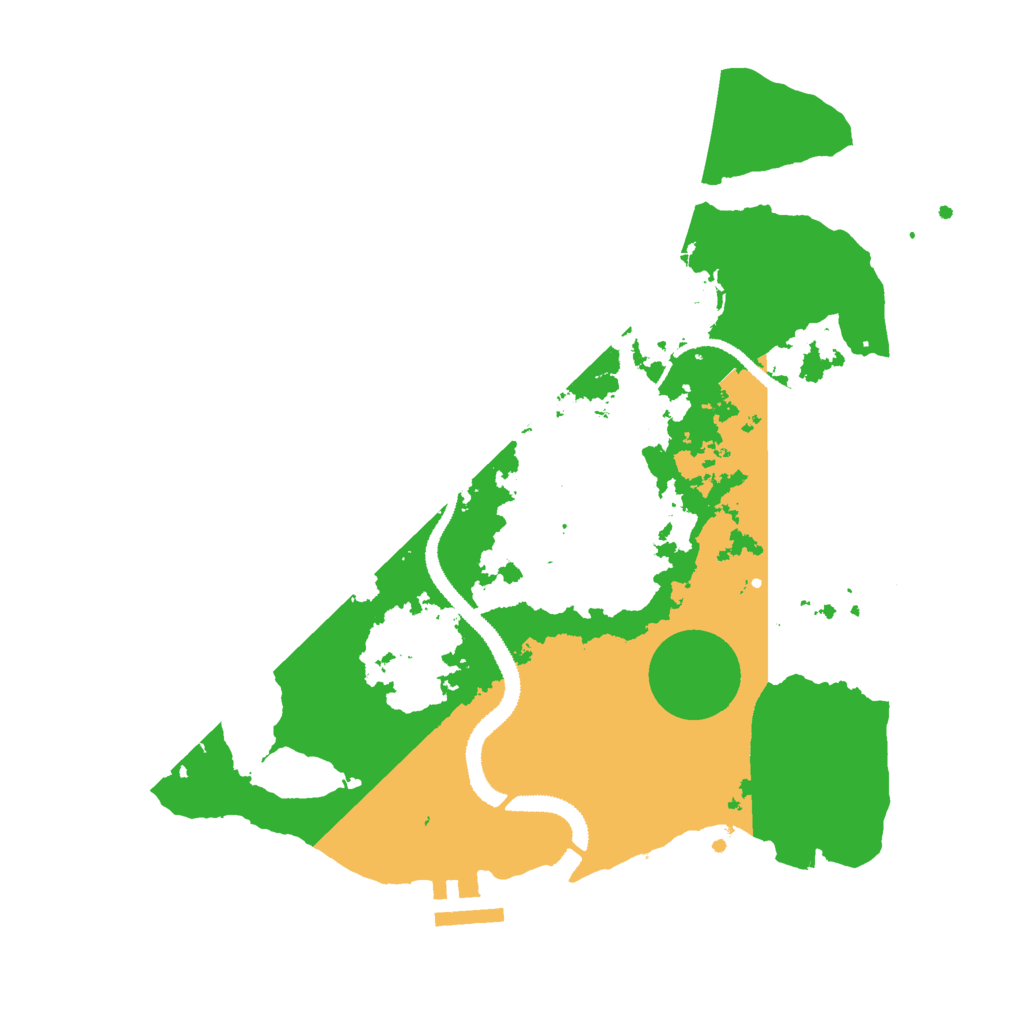 Biome Rust Map: Procedural Map, Size: 3000, Seed: 750697604