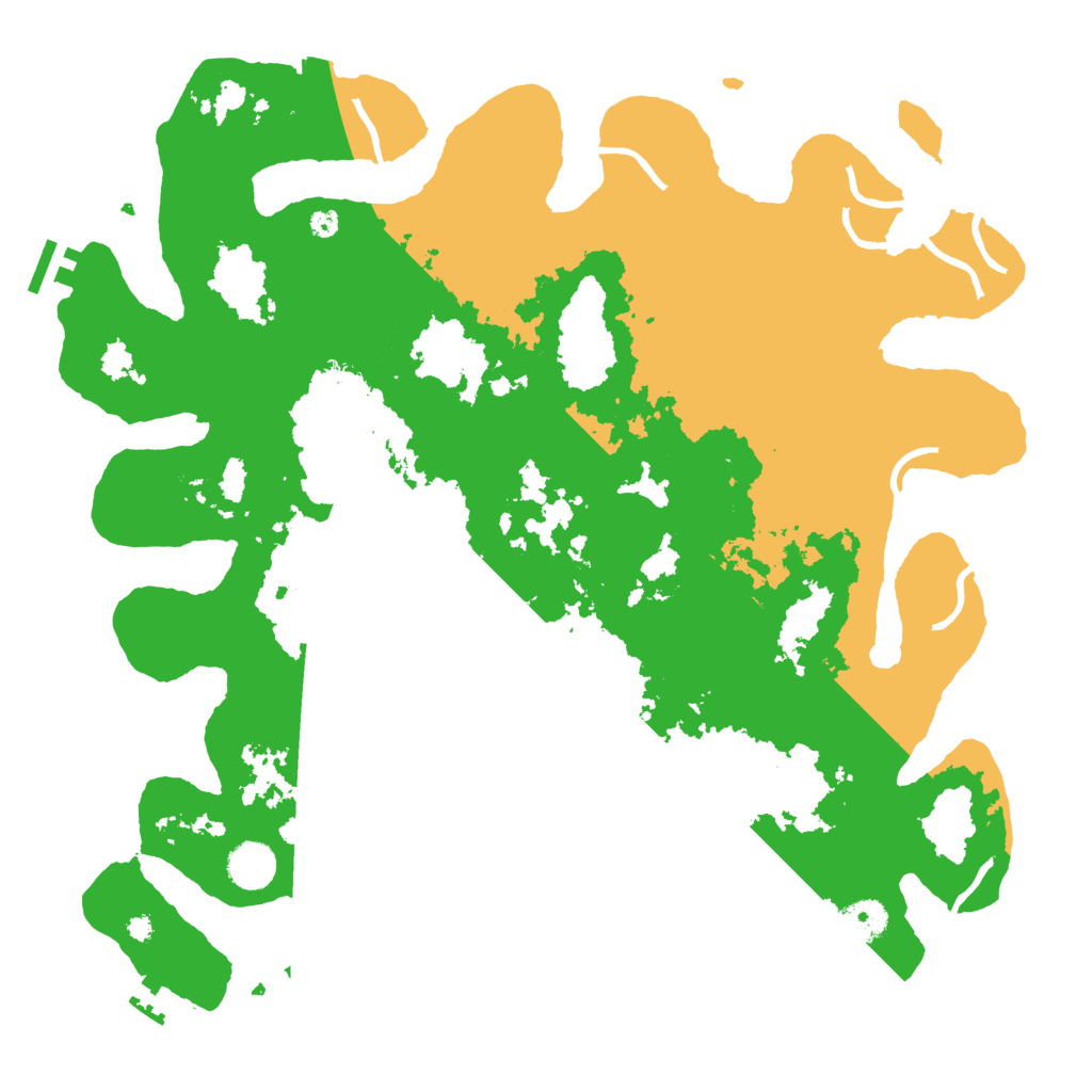 Biome Rust Map: Procedural Map, Size: 4000, Seed: 40054