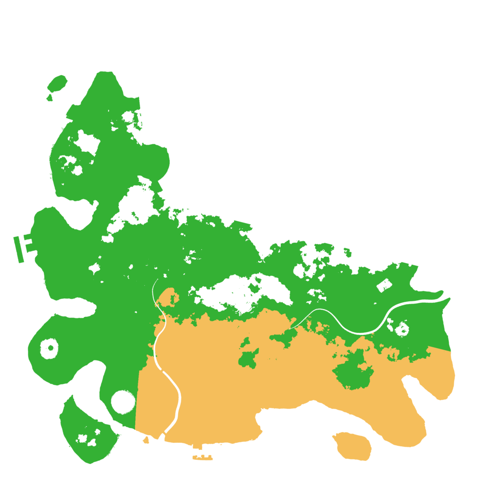 Biome Rust Map: Procedural Map, Size: 3800, Seed: 38107772