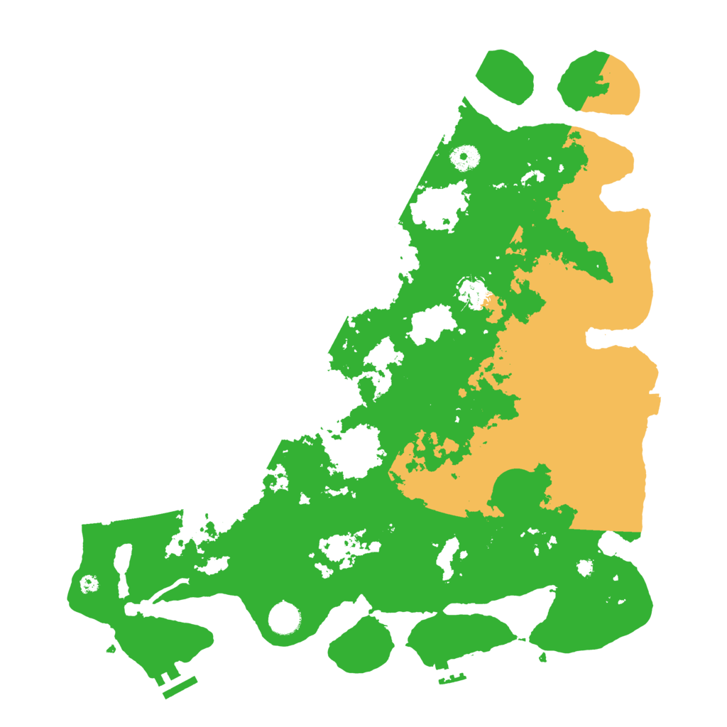 Biome Rust Map: Procedural Map, Size: 4000, Seed: 184579537