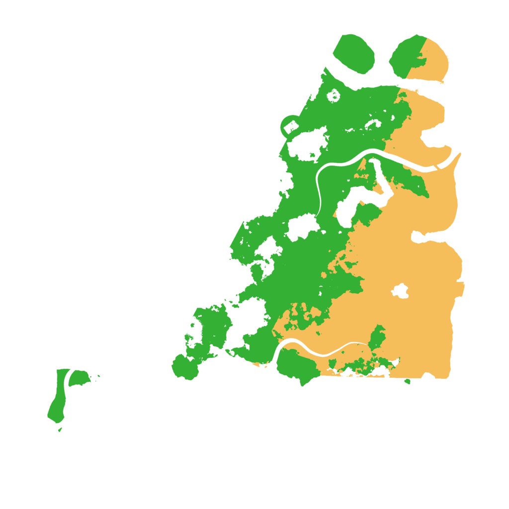 Biome Rust Map: Procedural Map, Size: 4000, Seed: 184579537
