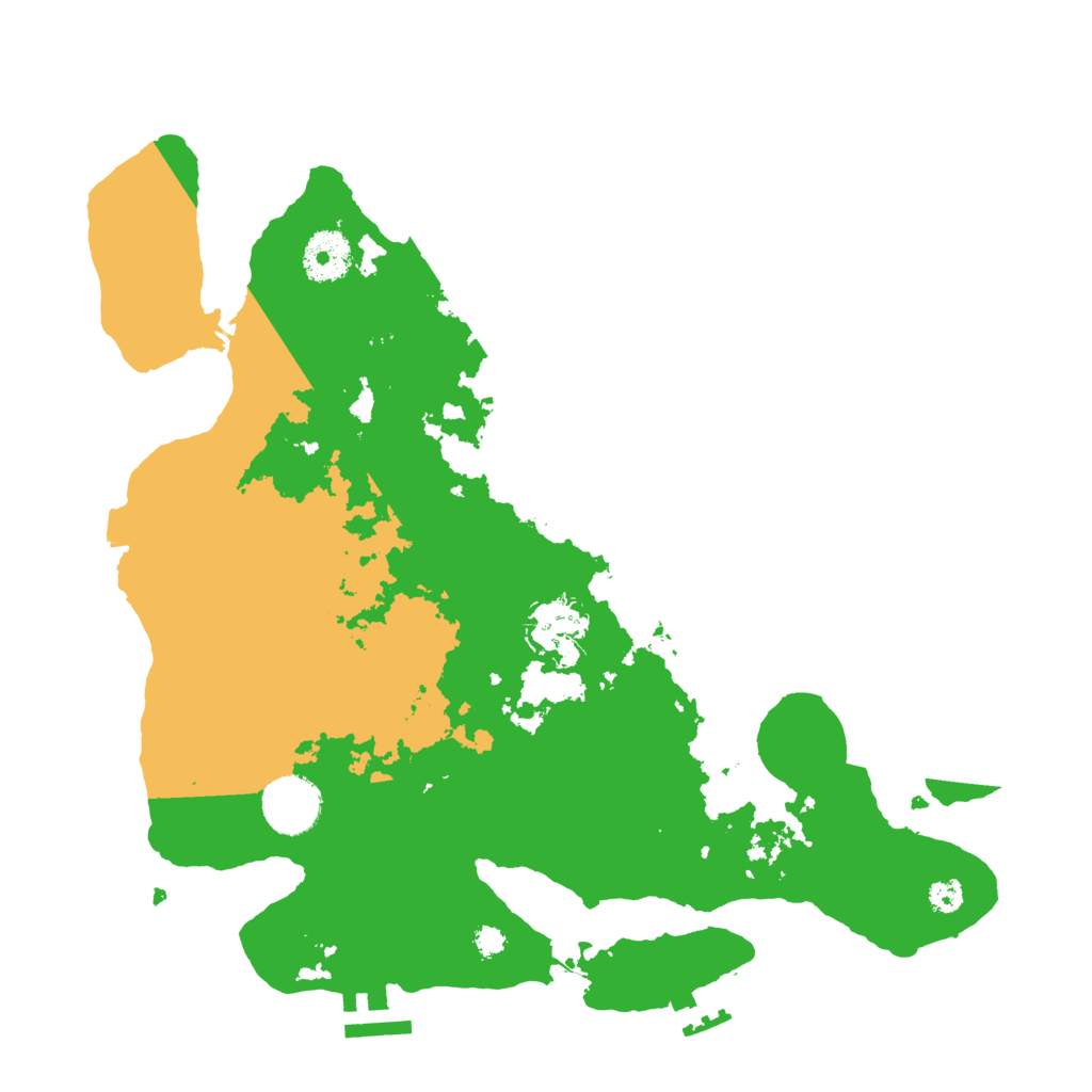 Biome Rust Map: Procedural Map, Size: 3300, Seed: 479288494