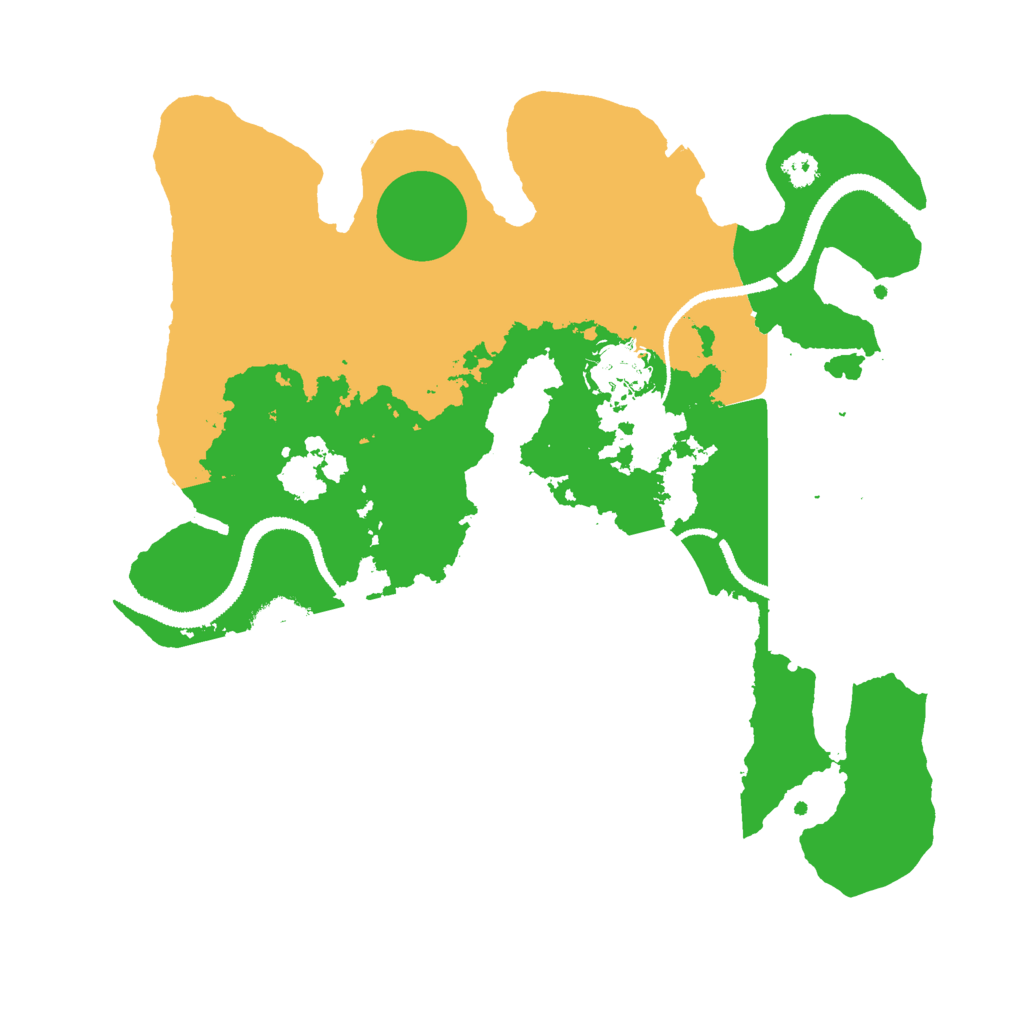 Biome Rust Map: Procedural Map, Size: 3000, Seed: 823153426