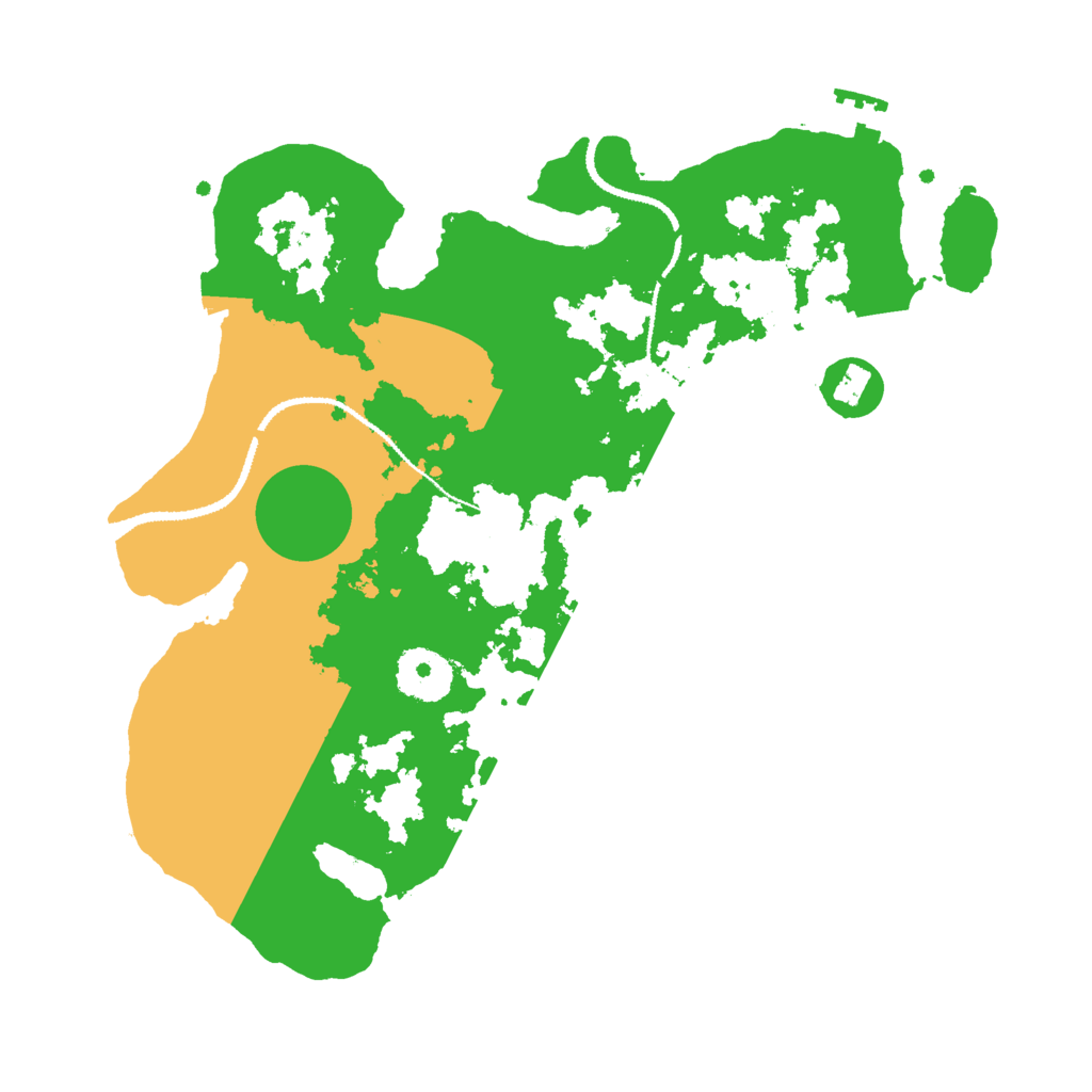 Biome Rust Map: Procedural Map, Size: 3000, Seed: 4072